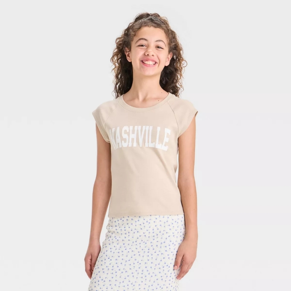 Art Class Brand Kids Beige Nashville T-Shirt